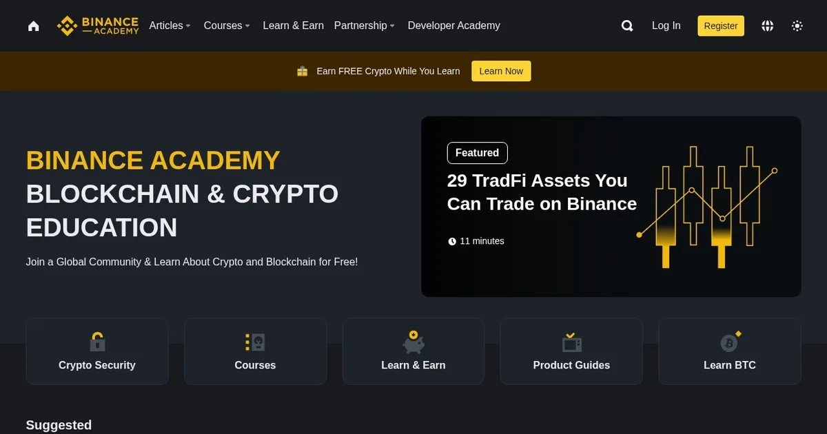 Binance Academy — Từ điển kiến thức crypto miễn phí