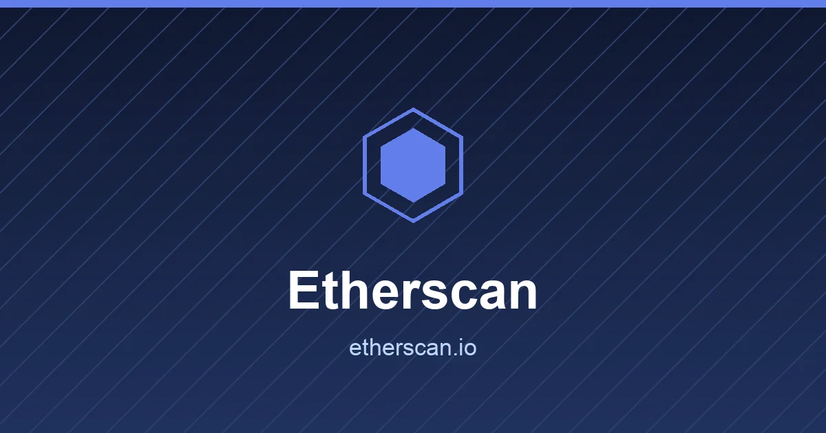 Etherscan — Tra cứu giao dịch và hợp đồng trên Ethereum